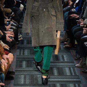 J.W. Anderson AW/15 Runway Emerald Chunky Cord Trousers